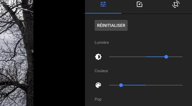 google photos web reinitialiser