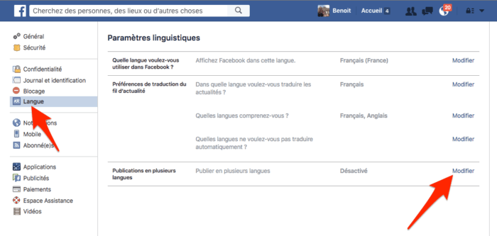 Facebook propose_les_mises_à_jour_de_statuts_multilingues_2