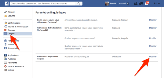 Facebook propose_les_mises_à_jour_de_statuts_multilingues_2
