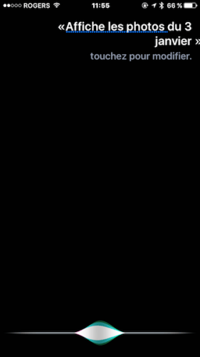 siri recherche photos