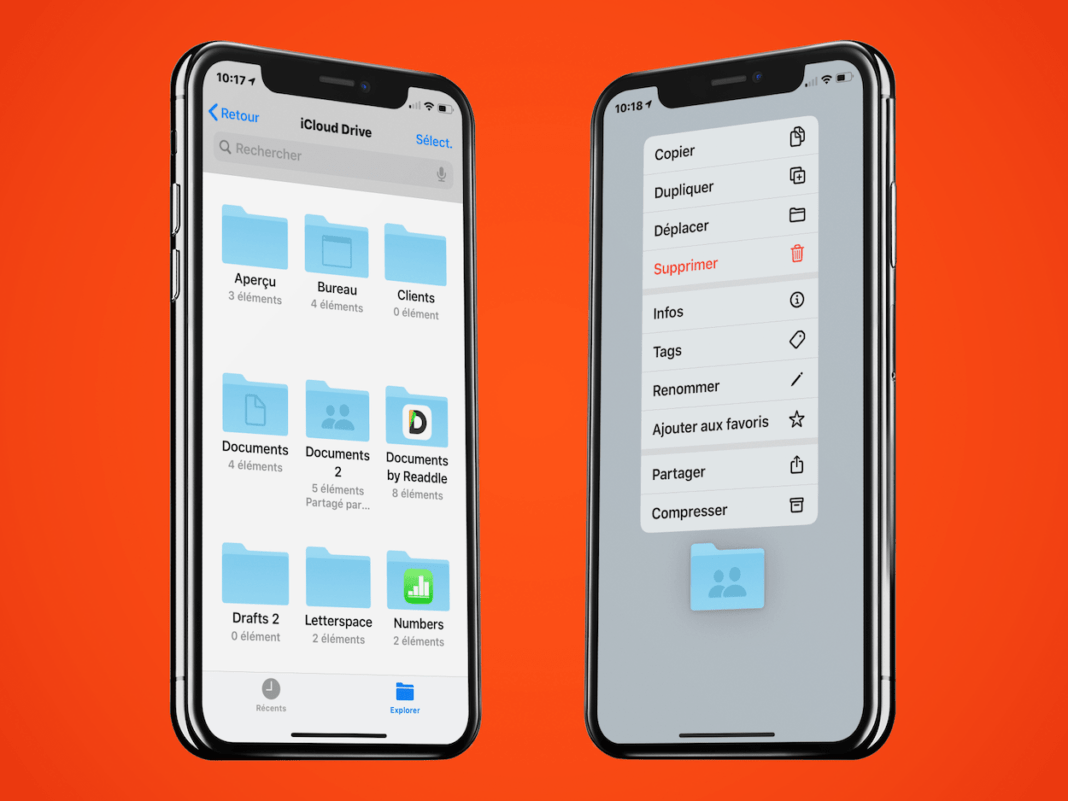 comment télécharger un dossier depuis icloud drive